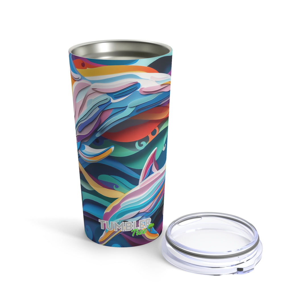 Adventure Tumbler - 20oz (Dolphin Ohana)