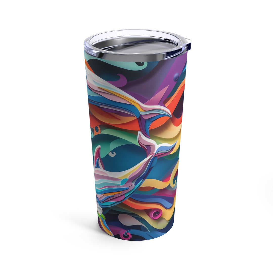 Adventure Tumbler - 20oz (Dolphin Ohana)