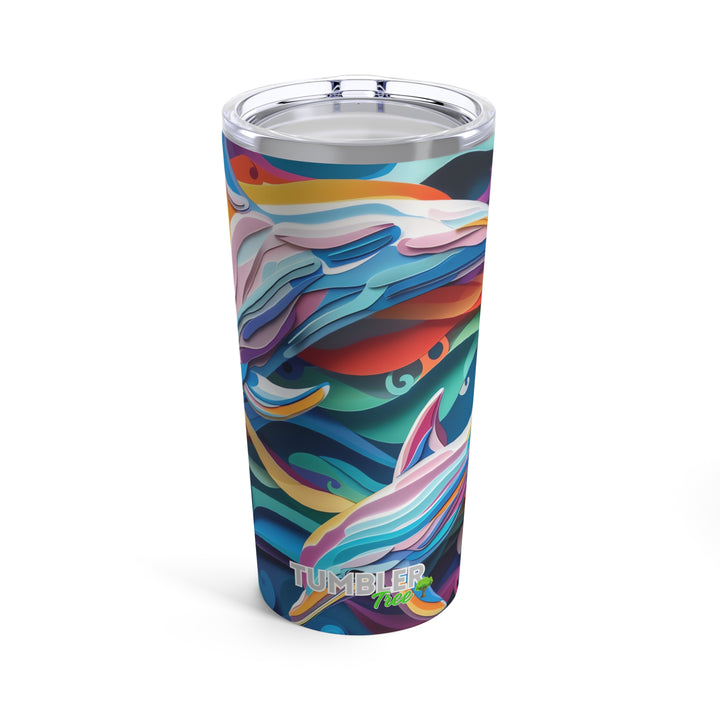 Adventure Tumbler - 20oz (Dolphin Ohana)