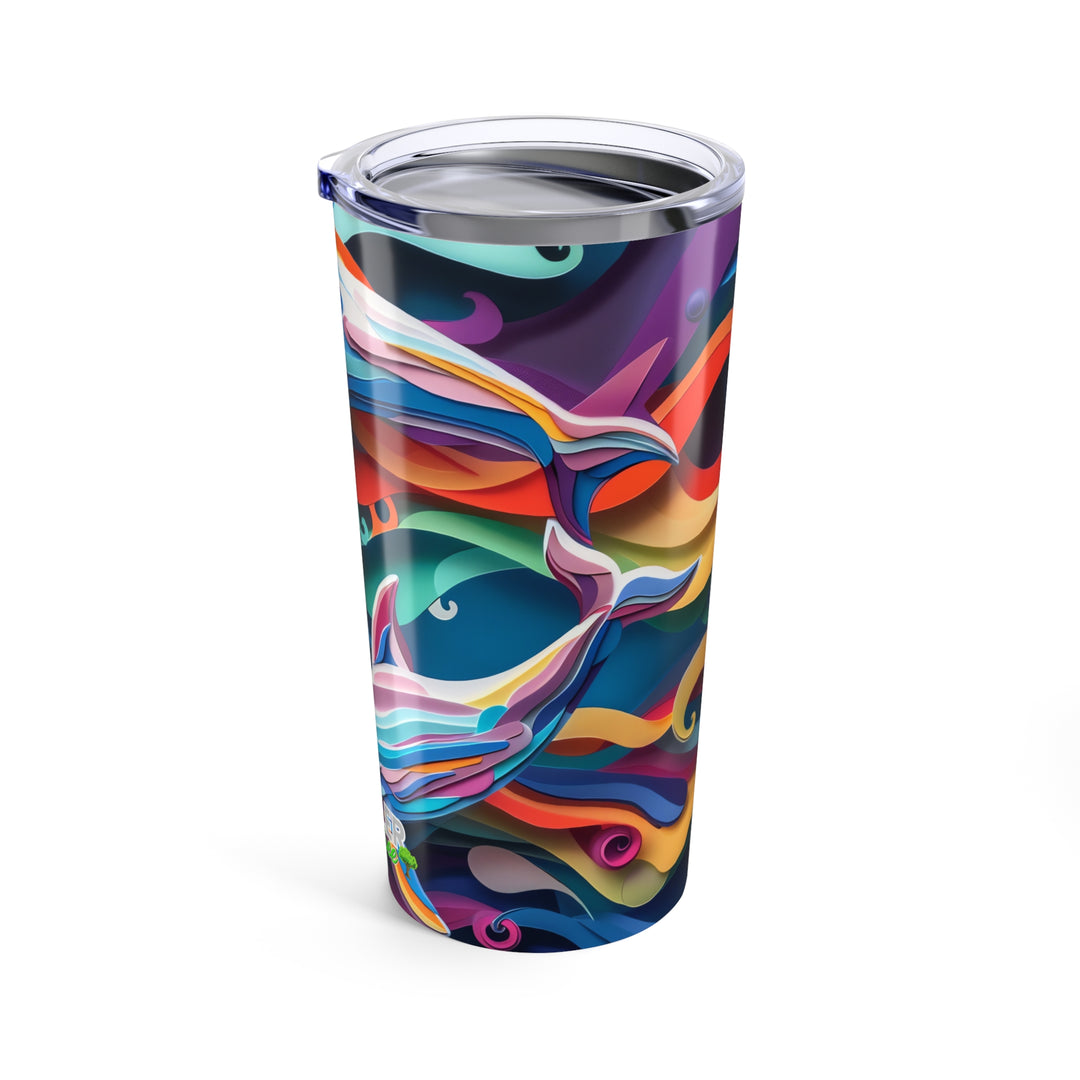 Adventure Tumbler - 20oz (Dolphin Ohana)