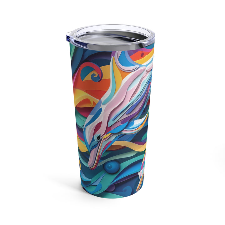 Adventure Tumbler - 20oz (Dolphin Ohana)