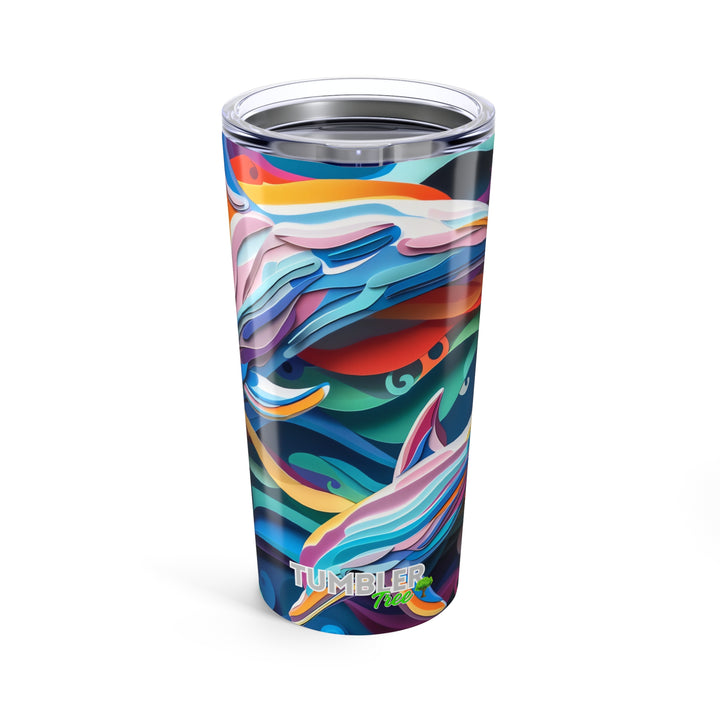Adventure Tumbler - 20oz (Dolphin Ohana)