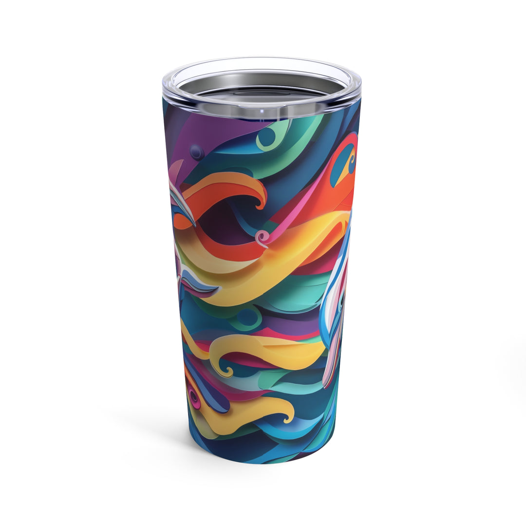 Adventure Tumbler - 20oz (Dolphin Ohana)