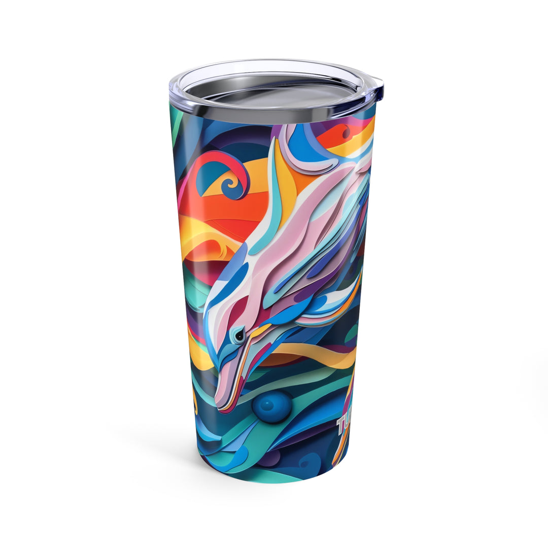 Adventure Tumbler - 20oz (Dolphin Ohana)