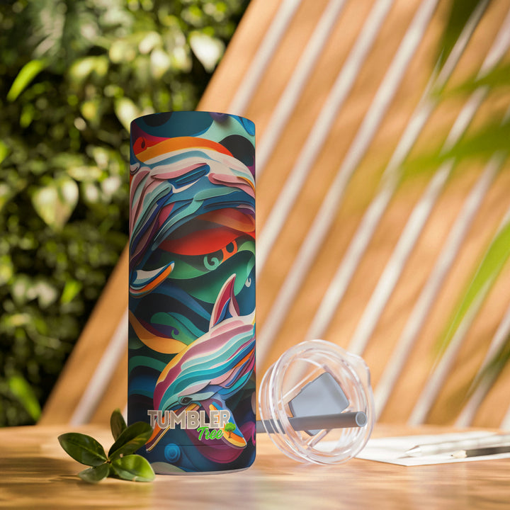 Oasis Tumbler - 20oz (Dolphin Ohana)