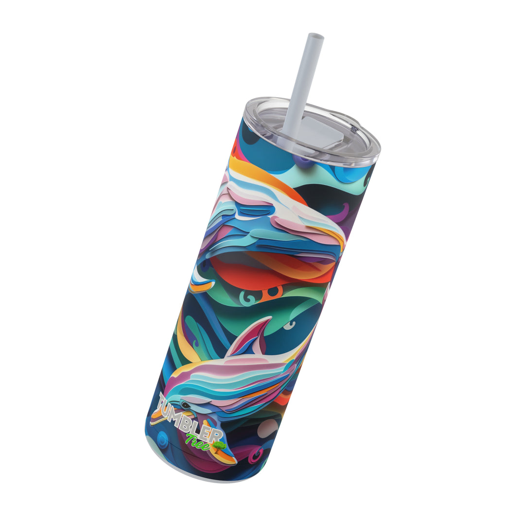 Oasis Tumbler - 20oz (Dolphin Ohana)